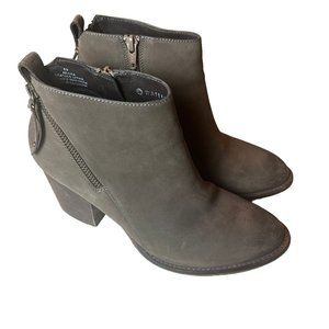 Blondo Women's Nivada Zip Ankle Booties Waterproof Leather Taupe Size US9.5